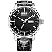 BUREI® Men's Fashion Casual Business Casual Watches with Day Date Display Black Leather Strap