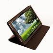 Navitech Custodia Marrone in Pelle Bycast per Asus EeePad Transformer TF101 10.1 inch Tablet PC Android 3.0