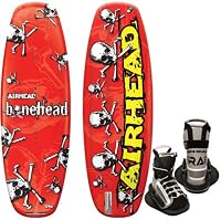 Kwik Tek Airhead Bonehead II Wakeboard with Grab Youth Binding, 124cm from Kwik Tek