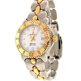Bertolucci Diver Watch With Solid 18k Bezel Links on Stainless Steel Bracelet by Bertolucci