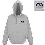 Colorado Rockies MLB Goalie Pullover Hooded Sweatshirt (Heather) at Antigua