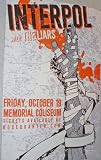 Interpol Poster - Our Love to Admire Antics Turn on the Bright Lights