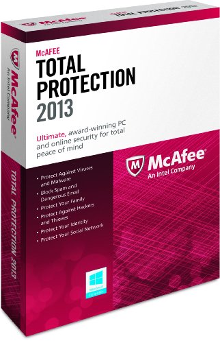 McAfee Total Protection 1PC 2013