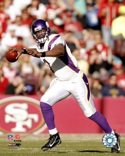 Tarvaris Jackson 2007-08 Action Art Poster PRINT Unknown 8x10