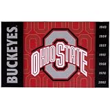 Ohio State Buckeyes Two-Sided 3x5 Flag