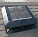 Solar Powered Flat Base 850 CFM Attic Fan , Ventilator