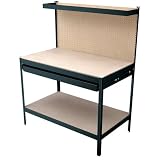 Gorilla Rack GR1902B 4-Feet Workbench with Single-Drawer, Black ~ Gorilla Rack