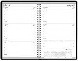 House of Doolittle Academic Weekly Planner 13 Months July 2011 to July 2012, 5 x 8 Inches, Embossed Black Leatherette Cover, Recycled, Made in the USA (HOD27702)