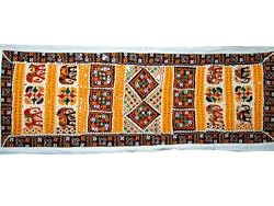 Sari Mirror Banjara Table Runner Taapestry Wall Hanging Table Runner 60 X 20
