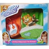 Zhu Zhu Pets Hamster Carrier, Bed, & Two Blankets - Orange & Green