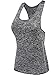 Neleus Women's 3 Pack Dry Athletic Training Loose Tank Top