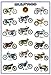 Bultaco motorcycle history POSTER 23.5 x 34 with 17 motorcycles Spanish Cemoto defunct maker (poster sent from USA in PVC pipe)