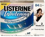 Listerine Whitening Quick Dissolving Strips - Clean Mint - 84 Strips