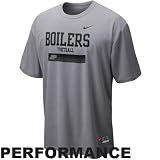 Nike Purdue Boilermakers Ash Dri-FIT Weight Room Performance T-shirt