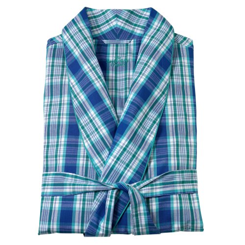 Savile Row Mens Blue Green White Check Men's 