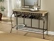 Brookside Fossil Metallic Brown Finish Server Sideboard