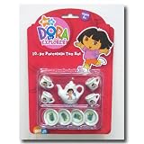 10-Pc Dora The Explorer Porcelain Mini Tea Set