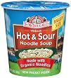 Dr. McDougall's Right Foods Vegan Hot & Sour Noodle Soup, 1.9-Ounce Cups (Pack of 6)