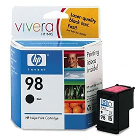 HEWC9364WN HP 98 Ink Print Cartridge, Approx. 400 Page Yield,11ml,Black