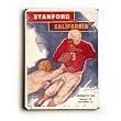 Stanford VS University of California Berkeley Wood Sign (9" x 12")(Solid)