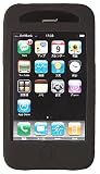 Rix SoftBank iPhone 3G用 なめらかシルクタッチ シリコンケース 液晶保護フィルム付 ブラック RX-IPSPHOBK