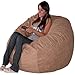 4-feet Medium Brown Cozy Sac Bean Bag Chair Love Seat