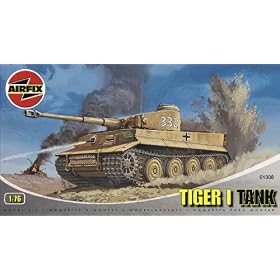Airfix A01308 Tiger I Tank 1:76 Scale Military Vehicle Series 1 Model Kit