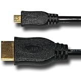 Amzer Micro HDMI High Speed Male to HDMI Male Cable for HTC EVO 4G (1 Feet)