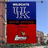 Kentucky Wildcats-Louisville Cardinals House Divided 28x40 Banner