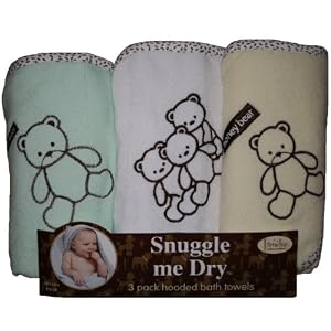 Frenchie-Mini-Couture-Teddy-Bear-Hooded-Bath-Towel-Set-3-Pack-Neutral