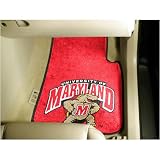 Maryland Terps 18X27 2 Piece Front Car Mats