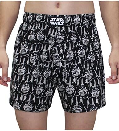 STAR WARS DARTH VADER Mens Functional Open Fly Boxer Shorts M Multicolor