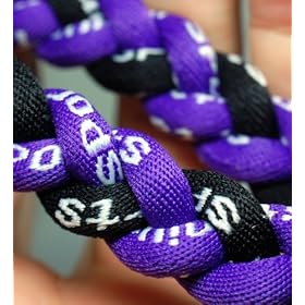 20 Black Purple Titanium Sport Tornado Baseball Softball Necklace by Titanium Sport