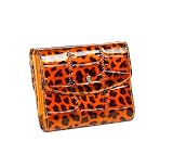 Portemonnaie en cuir femme, orange Jaguar, Anthoni Crown