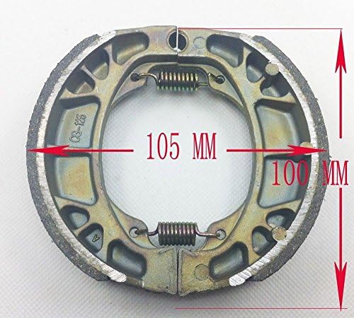 Chinese Scooter Rear Drum Brake Shoes 50cc 70cc 90cc 110cc 125cc GY6 Moped SUNL