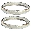 Bangle Bracelets Costume Jewelry Pair from India Unique Gift for Her 2.6 inches (cbanp004b)