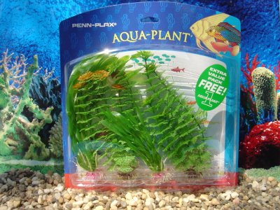 Aqua Ornament Plant Artificial Penn Plax Plus - GRN PLNT VAR