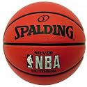 Spalding NBA Silver Rubber Basketball,  Size 7 (Brick)