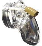 Moe CB-6000S Male Chastity Device - Transparent + 1 x Penis Condom