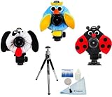 Camera Creatures Portrait Posing Prop Bundle Dapper Dog, Black Ladybug with red wings, Outrageous Owl + 8