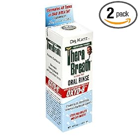 Dr. Katz TheraBreath Oral Rinse, 16-Ounce Bottles (Pack of 2)