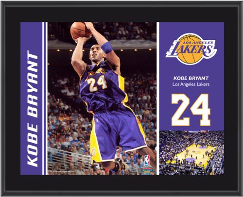Mounted Memories Los Angeles Lakers Kobe Bryant 10X13 Sublimated Plaque