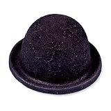 Guetermann / KnorrPrandell 6872166 - Puppenhut Melone beflokt 5,5cm O, 2 Stueck/Beutel