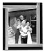 DAVID PROWSE AS THE CREATURE, MADELINE SMITH AS SARAH FROM FRANKENSTEIN AND THE MONSTER FROM HELL #1 - BLACK & WHITE Movie Photo - Luxury Framed 25x20cm Photograph (Colour choice of Four Section Mirror and Black Glass Frame or Real Capiz Shell Frame)