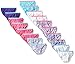 Hanes Girls' 100% Cotton Tagless Bikini Panties, 18 Pack