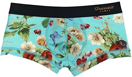 gravevault Lowrise trunk FLORA emerald Men's underwear S(26-30)