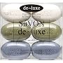 de~luxe Soap Set, Assortment of Vanilla-Citrus, Rosemary Mint and Lavender (Twelve 4.2 Ounce Bars)
