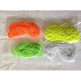 40 Yoyo String (10 Each - Florescent Lime Green, Yellow, Orange and White)