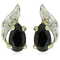 Boucles d'oreille - A94ER2458SA - Pendientes de mujer de oro amarillo (9k) con 2 zafiros