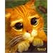 Shrek 2 Movie Poster Puss in Boots Cute Cat Face